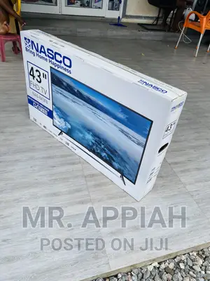 Sleek and Efficientnasco 43”Basic Black Digital Satelite Tv
