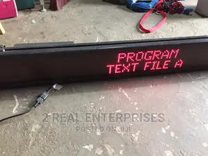 LED Moving Sign With Lights