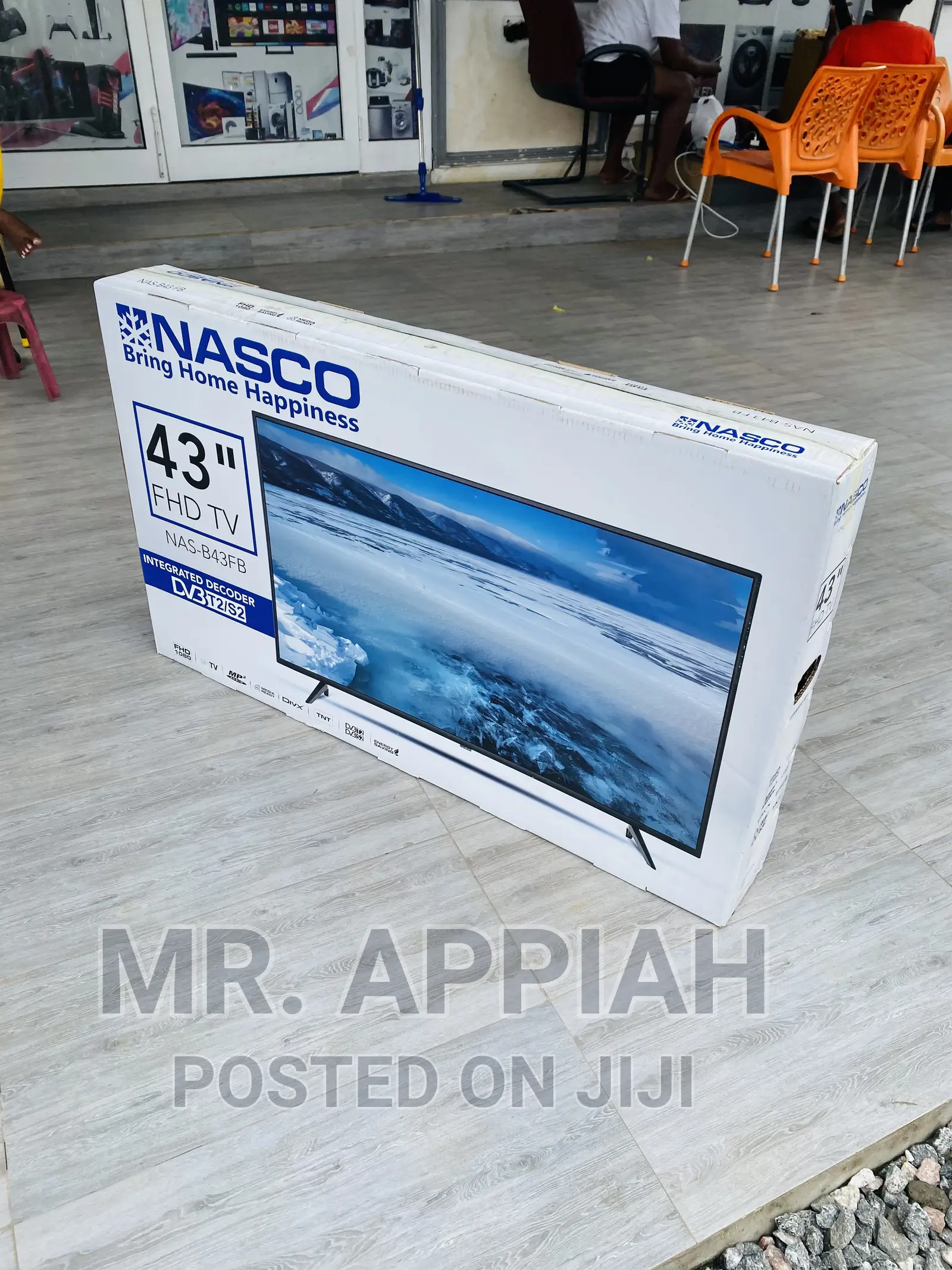 High Definition Entertainment Nasco 43” Digital Satelite Tv