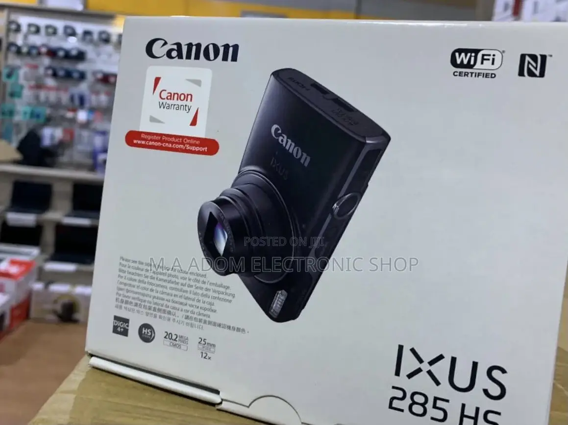 Sealed in Box Canon 185 Digital Camera(Black)