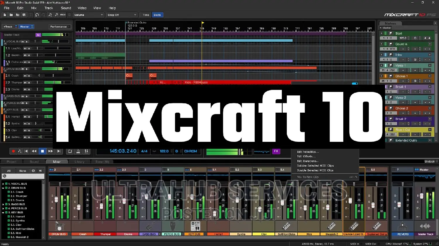 Mixcraft 10 Pro Studio V10