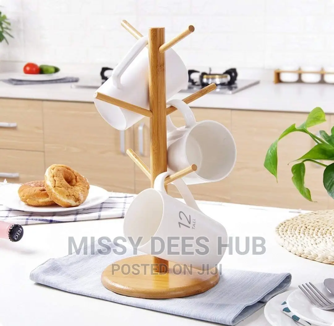 Bamboo Mug Holder