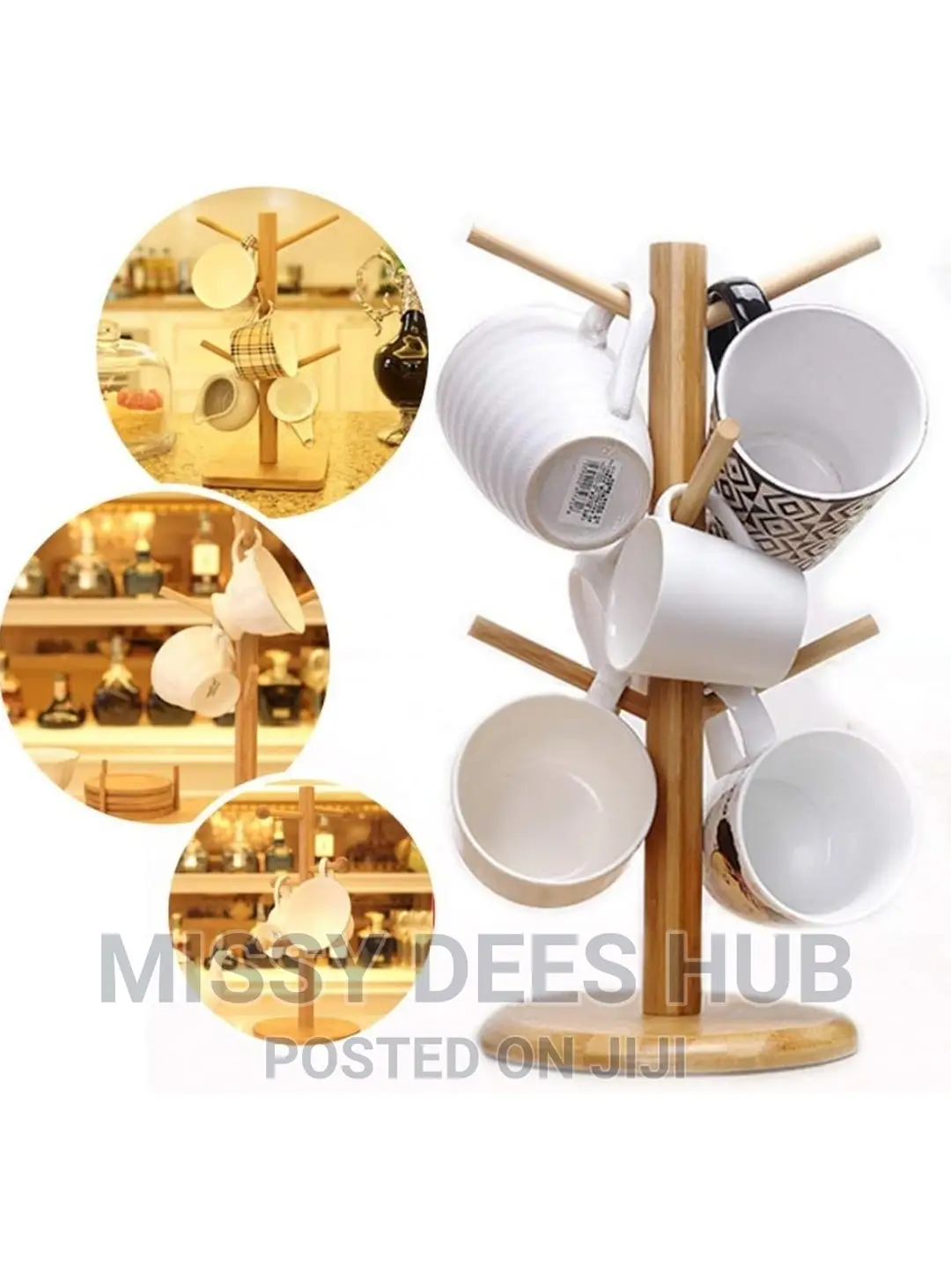 Bamboo Mug Holder