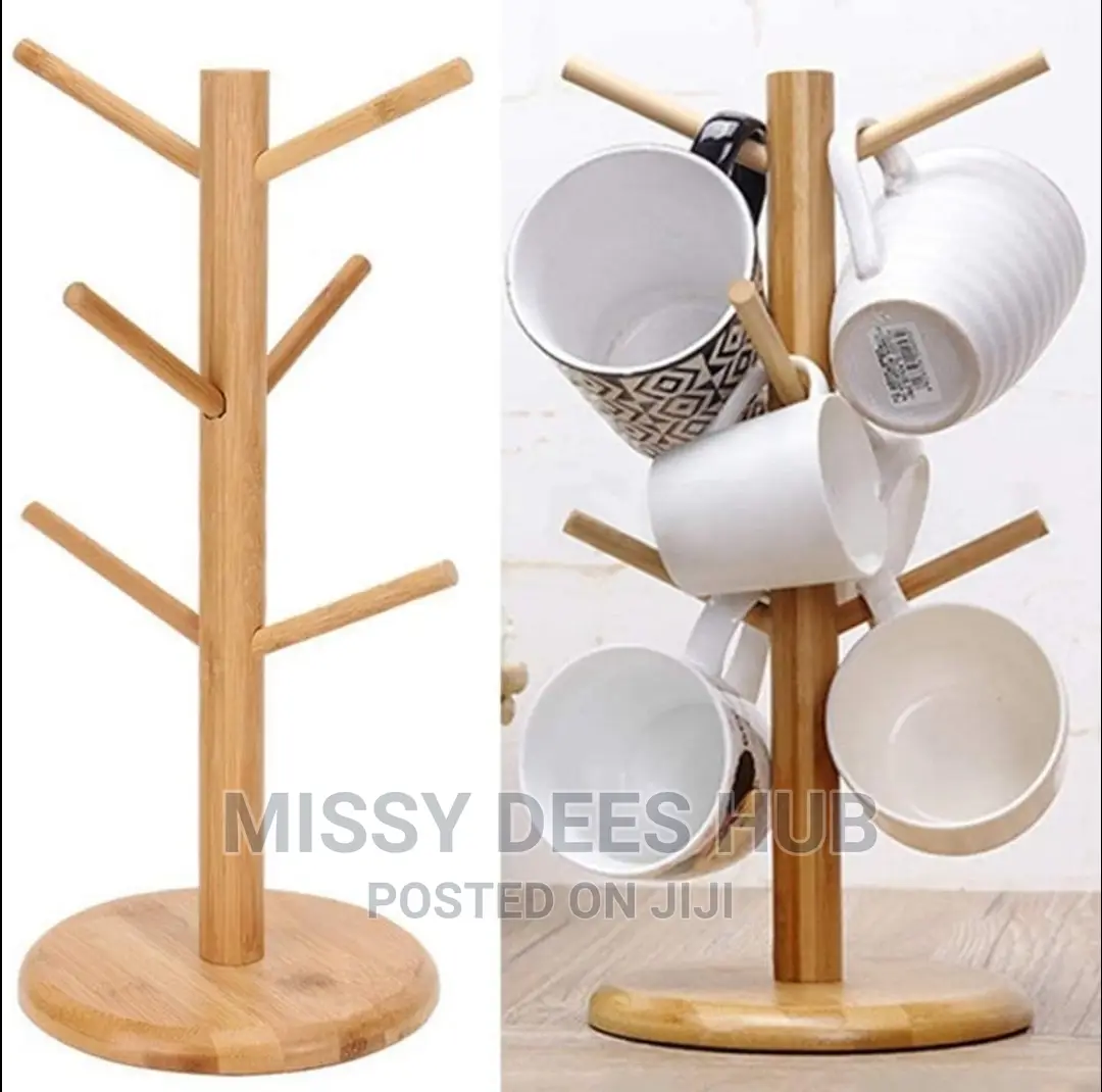 Bamboo Mug Holder