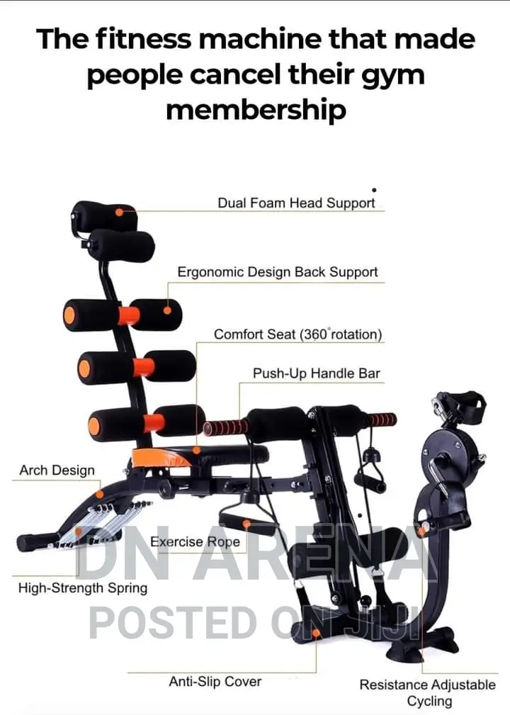 21 in 1 Commercial/Home Use Multifunctional ABS Exerciser