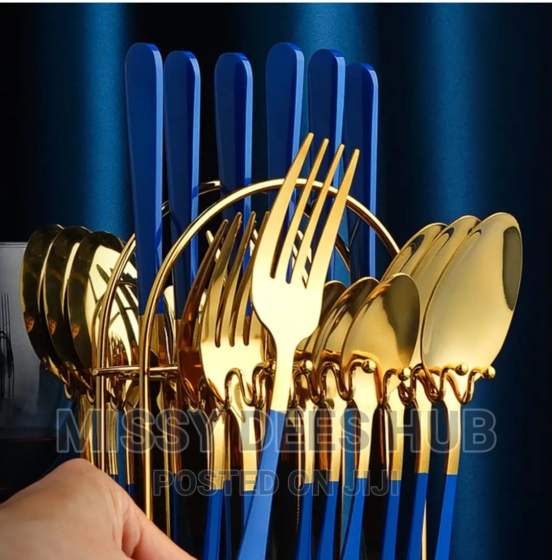 24pcs Cutlery Set With Holder
