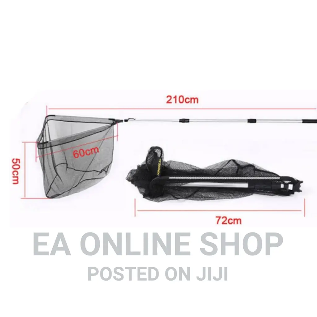 210cm Long Fish Scoop Net. Catching Cat and Tilapia Fishes in Kwashieman Pet Accessories, Ea