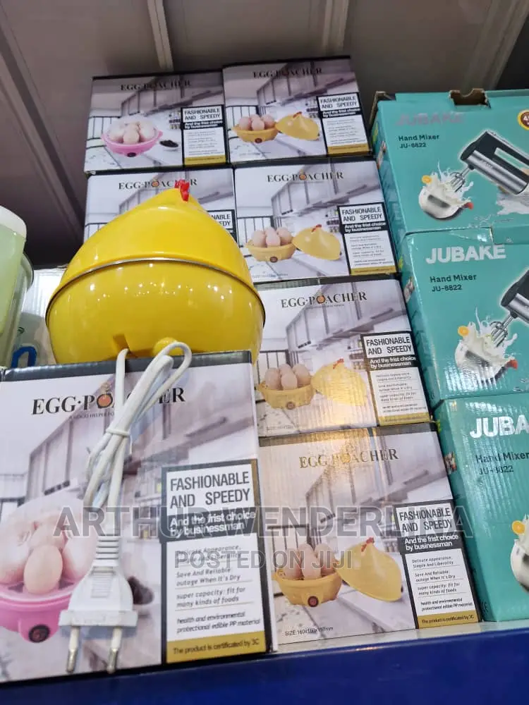 Electric Egg Cooker Used for Boiling and Frying Egg.
