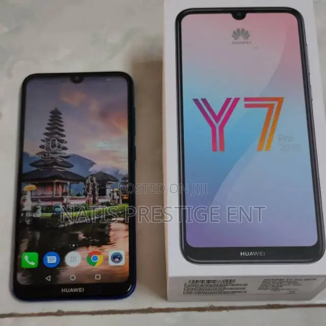New Huawei Y7 2019 64 GB Black