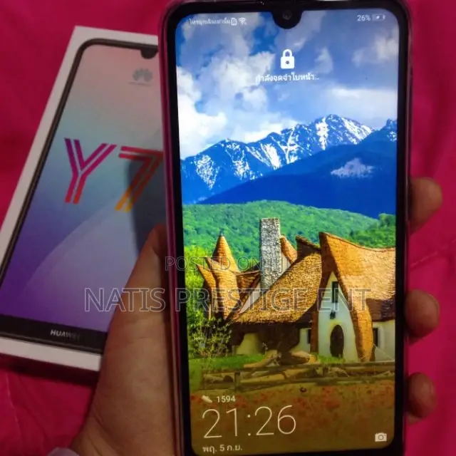 New Huawei Y7 2019 64 GB Black