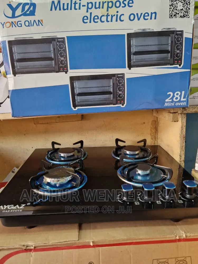 4 Burnner Stove Grass Top