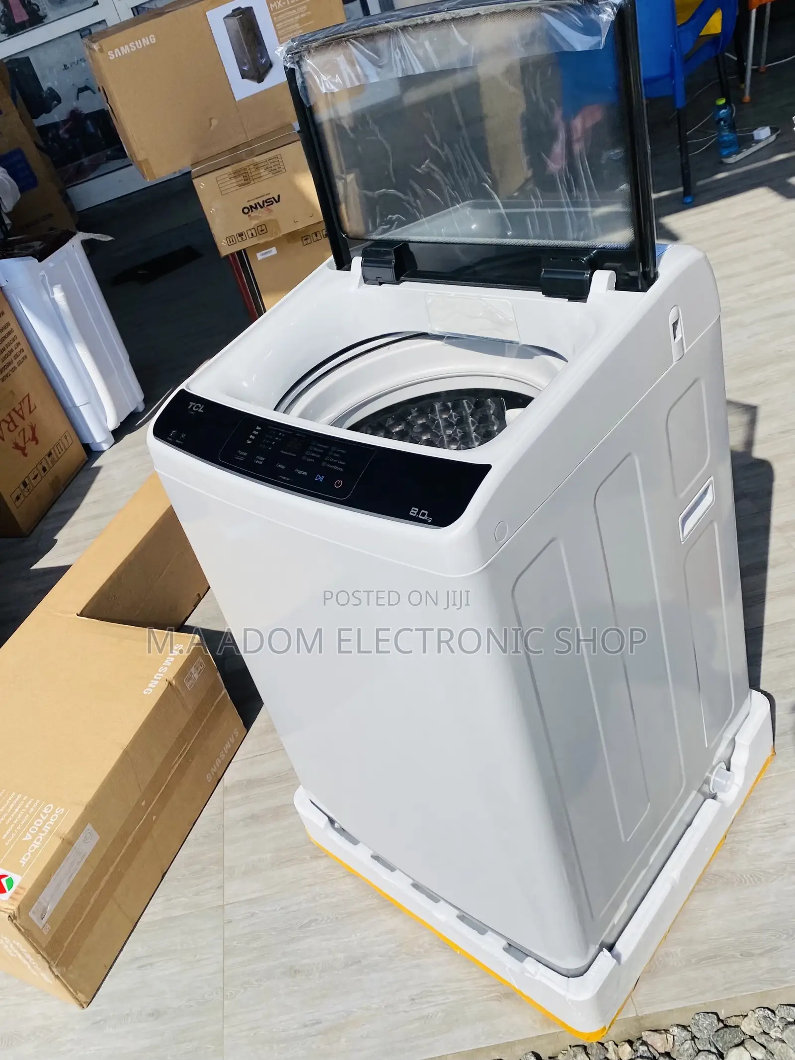 Fast and Effective TCL 8kg Washing Machine 85kggf708tl 