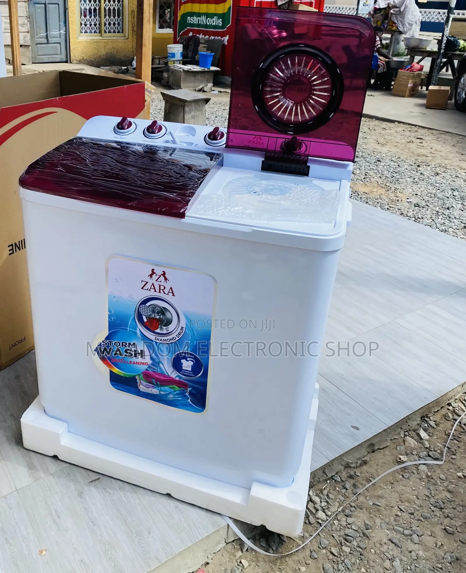 Brand New Zara 12kg Top Load Washing Machine(White).