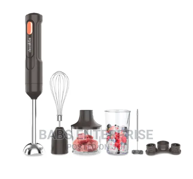 Decakila 5 in 1 Cordless Hand Blender Set 60W - KMJB042G
