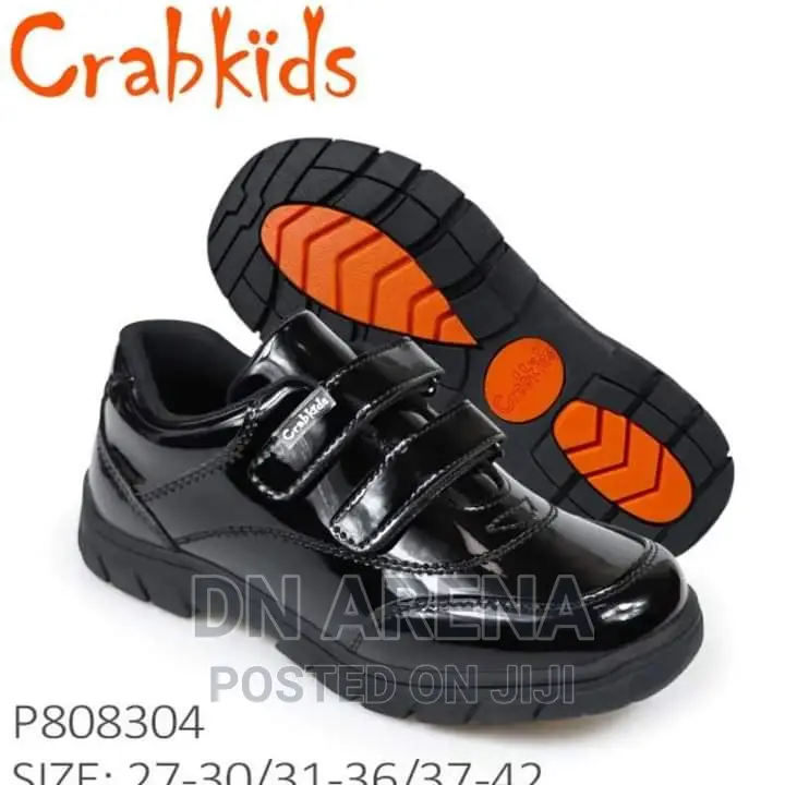 Premium Patent Leather Boys Black Shoes Size 26 to 42