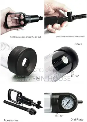 Men Barometer Penis Enlargement Pump