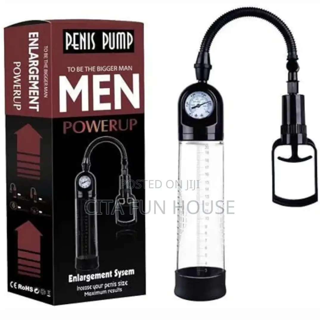 Men Barometer Penis Enlargement Pump