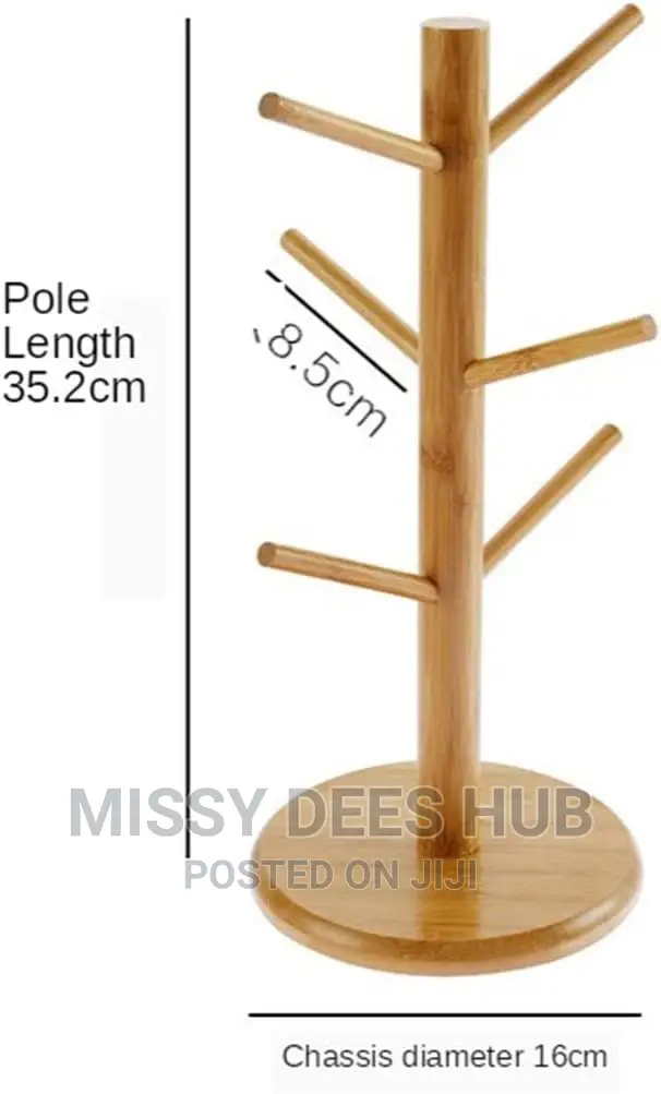 Bamboo Mug Holder