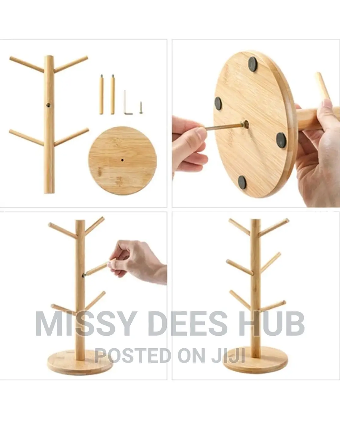 Bamboo Mug Holder