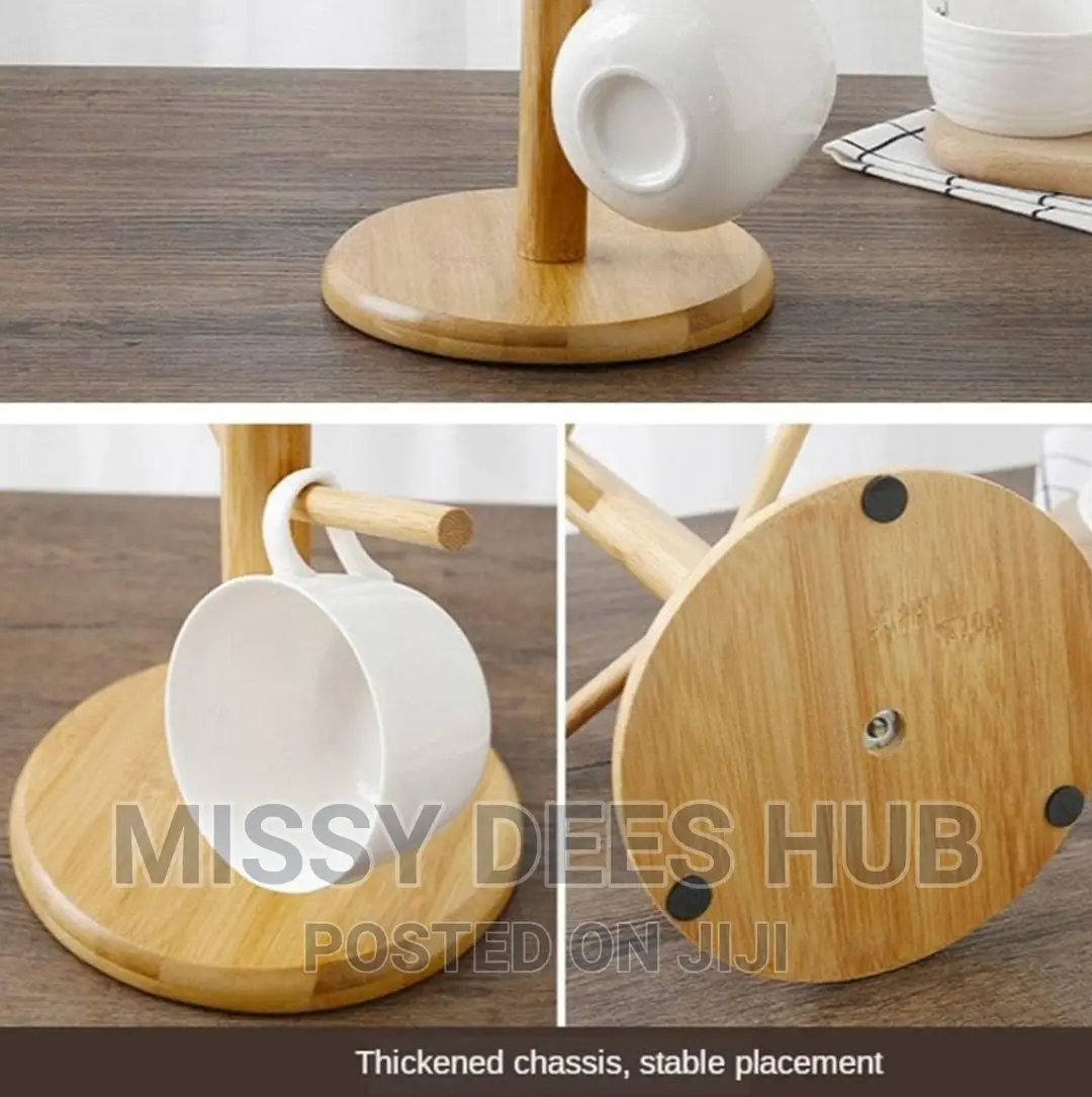 Bamboo Mug Holder