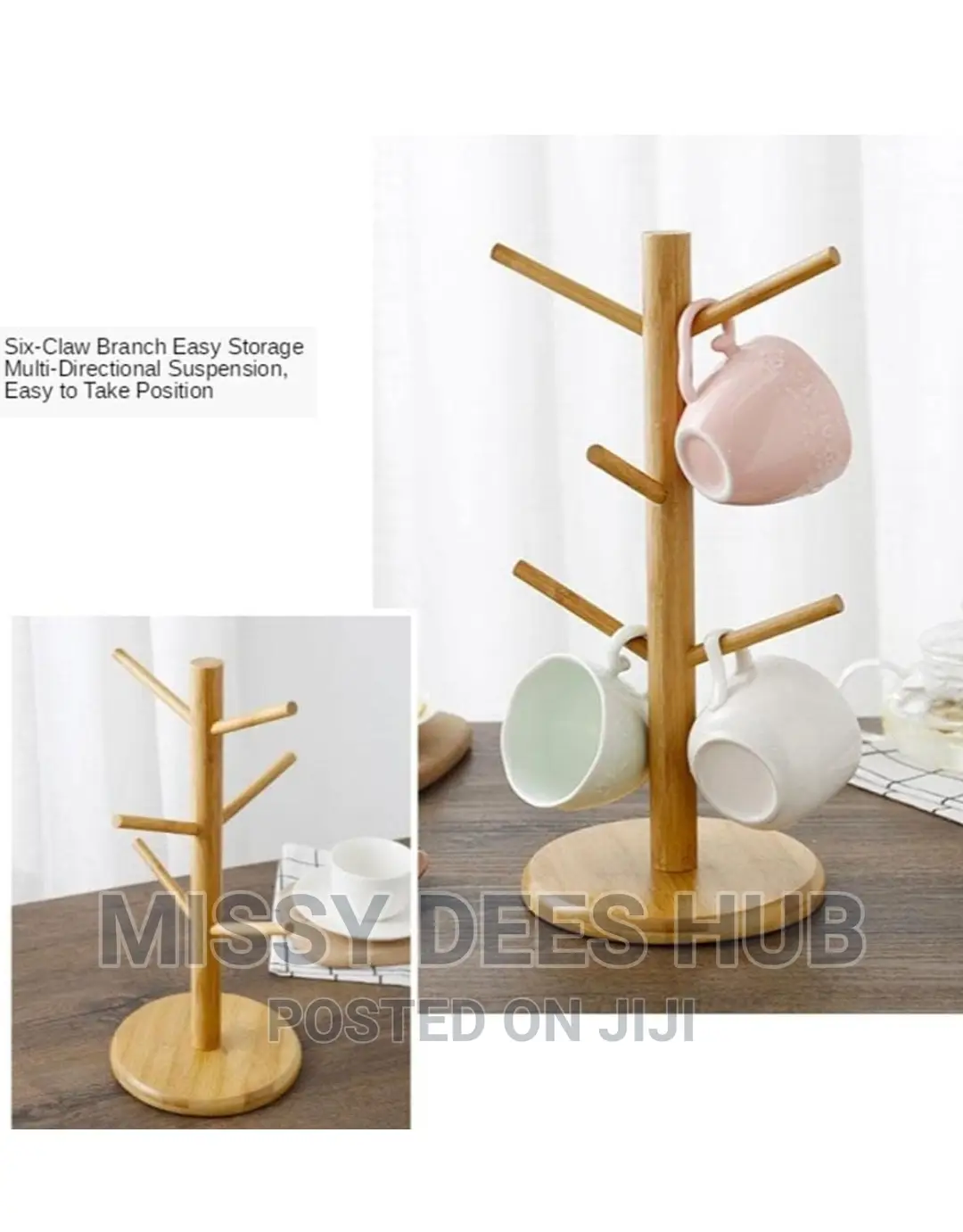 Bamboo Mug Holder