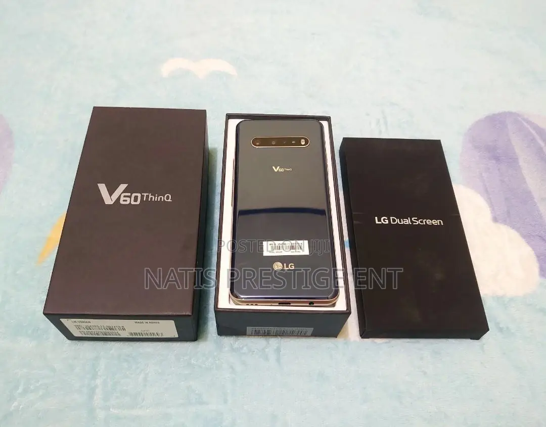 New LG V60 ThinQ 5G UW 128 GB Black