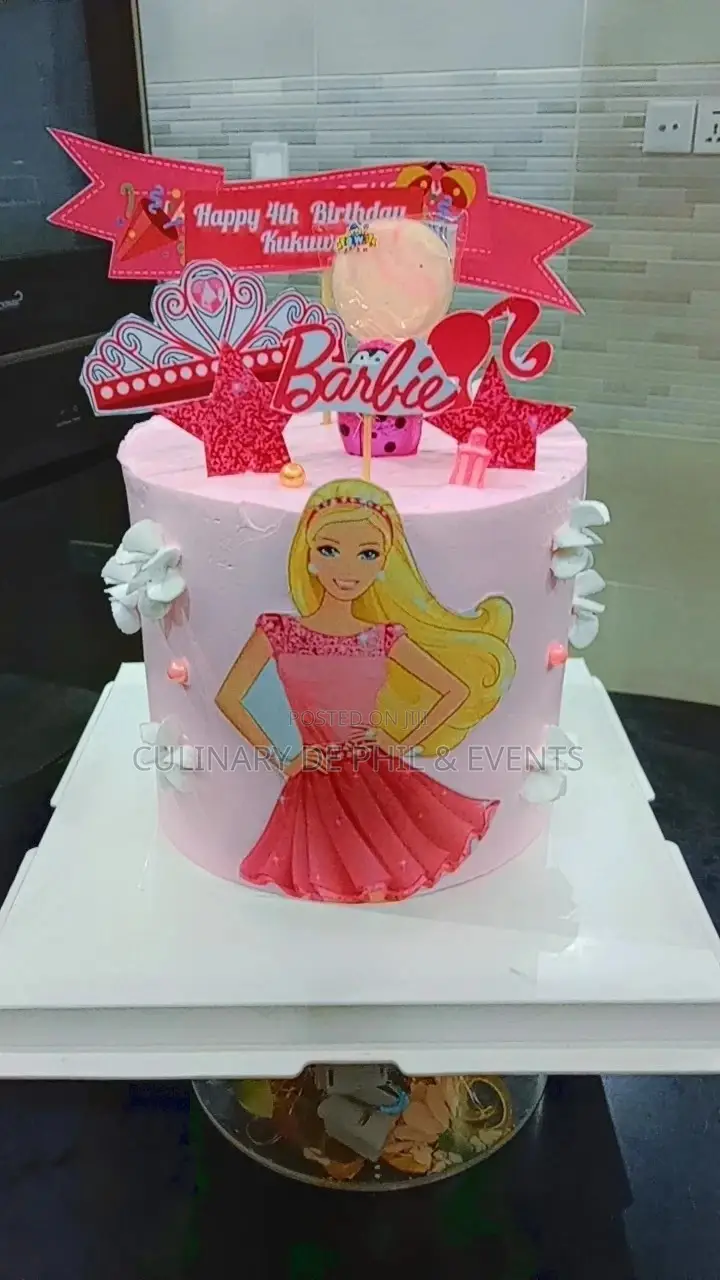 Barbie Theme Cake