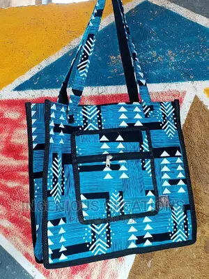 Cute African Print Tote Bags