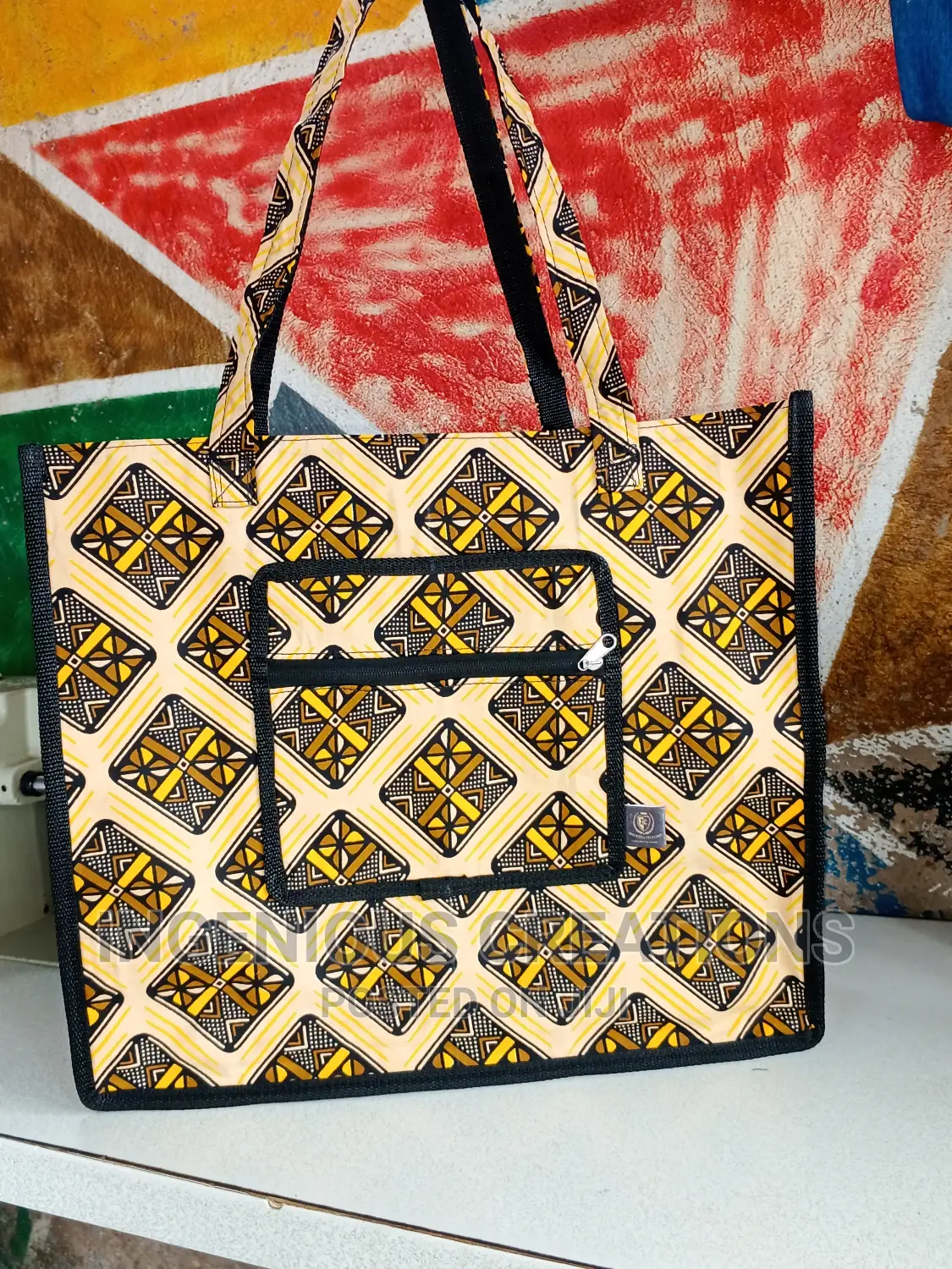 African Print Tote Bags