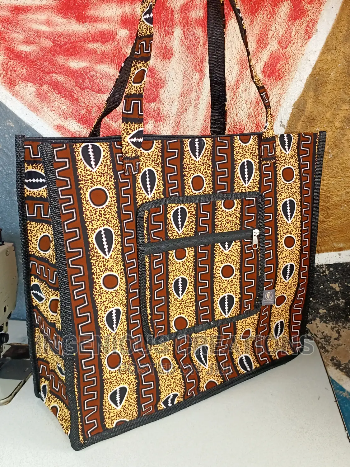 African Print Tote Bags