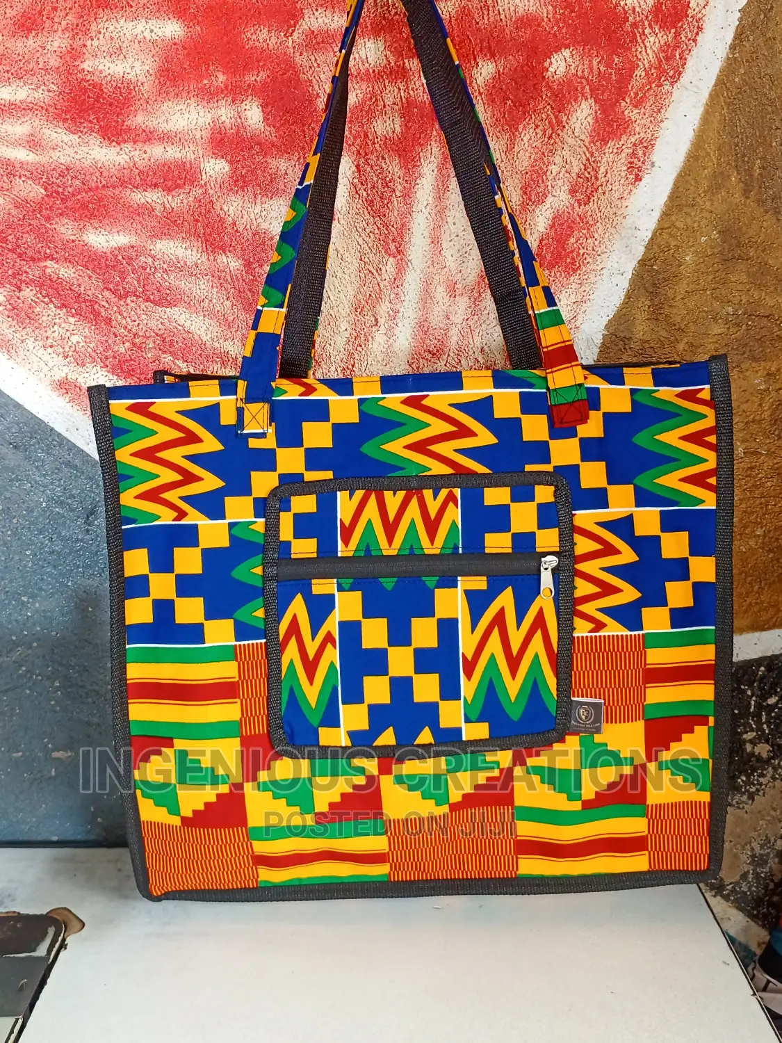 African Print Tote Bags