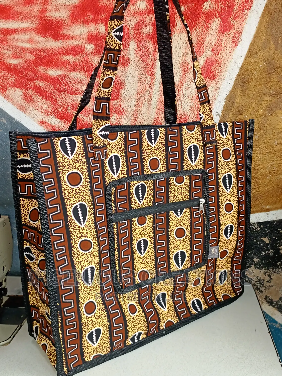 African Print Tote Bags