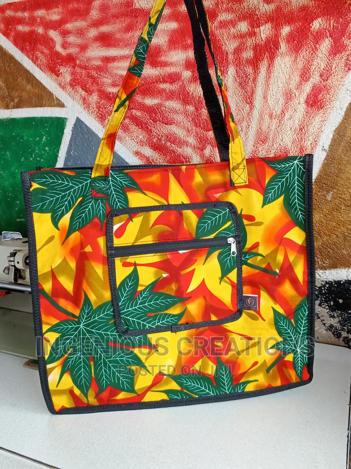 African Print Tote Bags