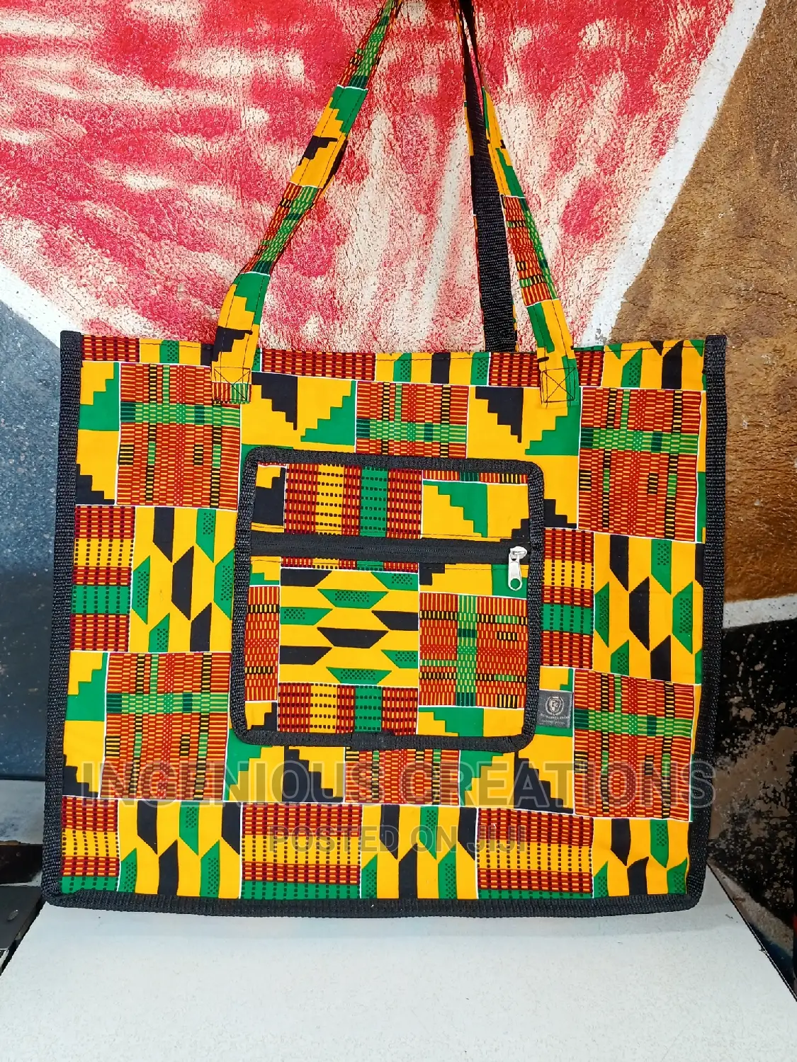 African Print Tote Bags