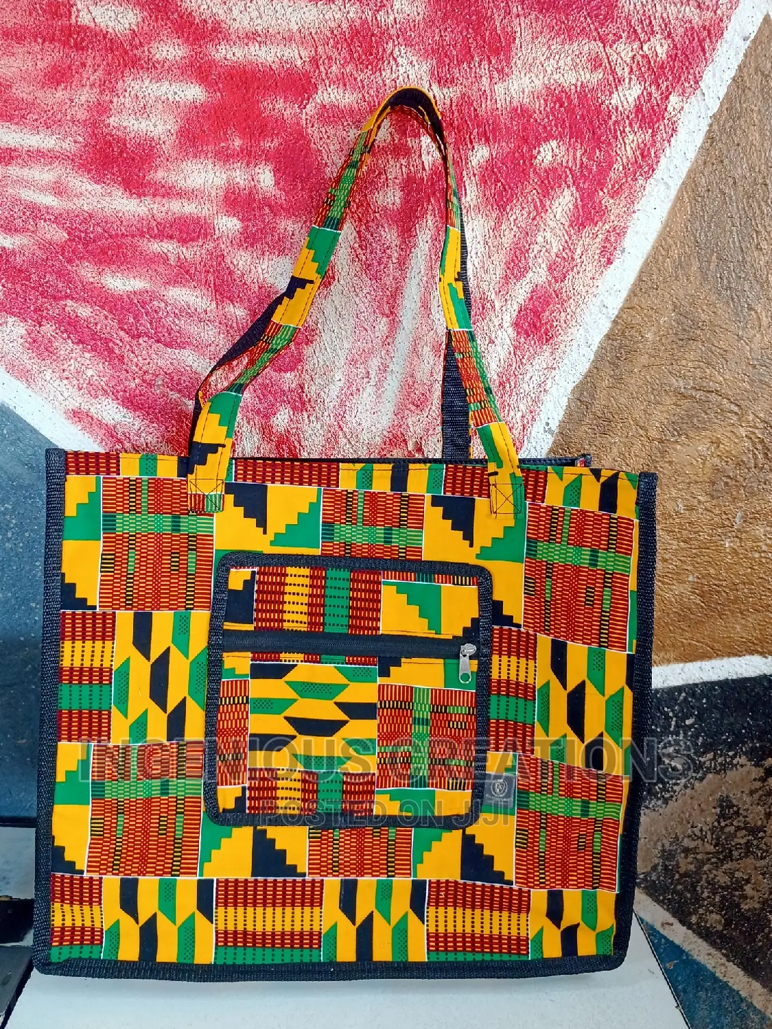 African Print Tote Bags