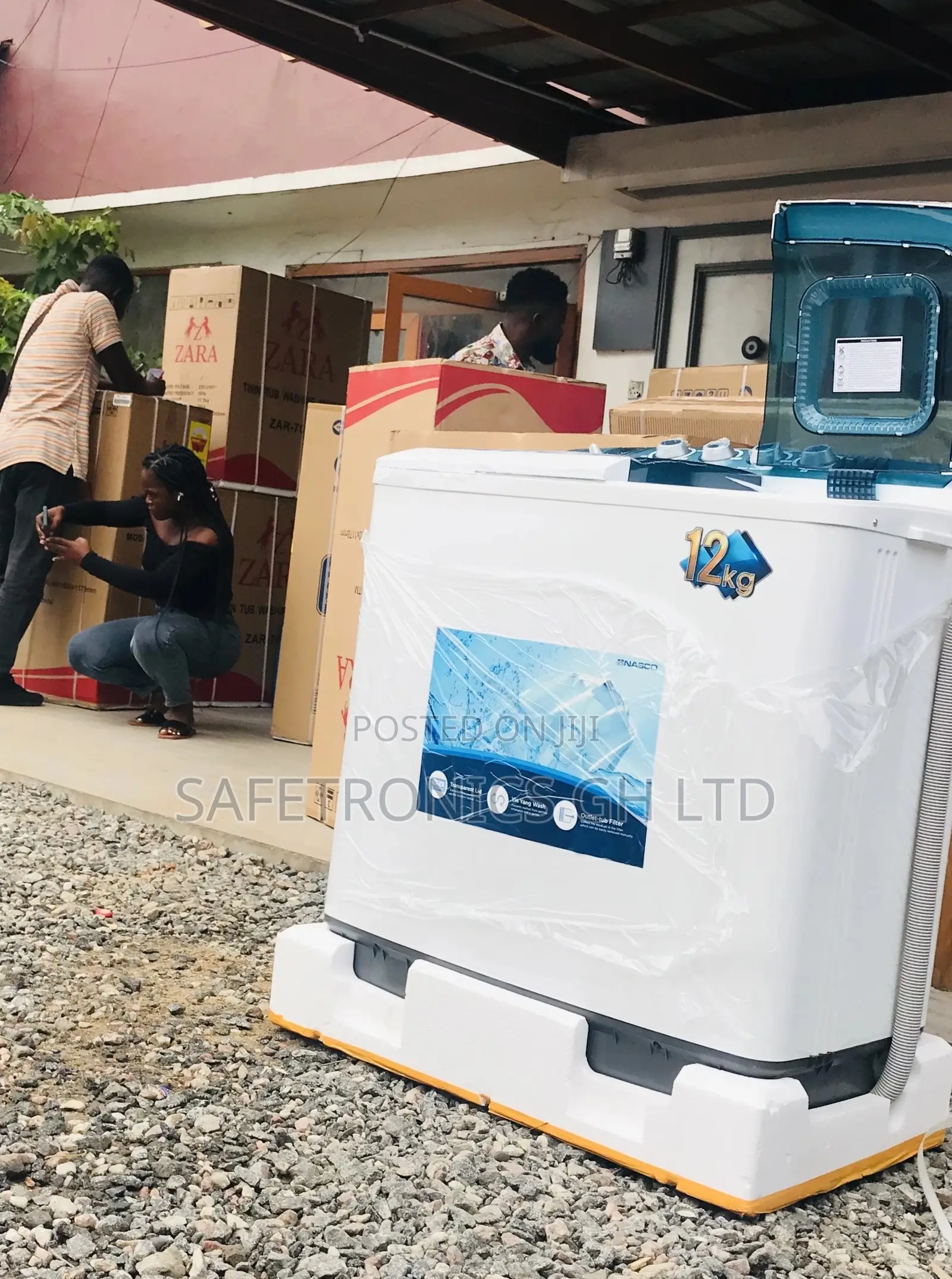 Fullyautomatic Washingmachine Topload 12kg Nasco Plastic