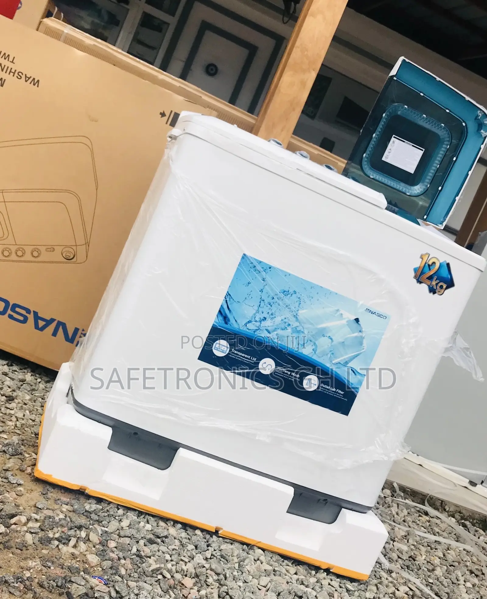 Topload Fullyautomatic Washingmachine 12kg Plastic Nasco