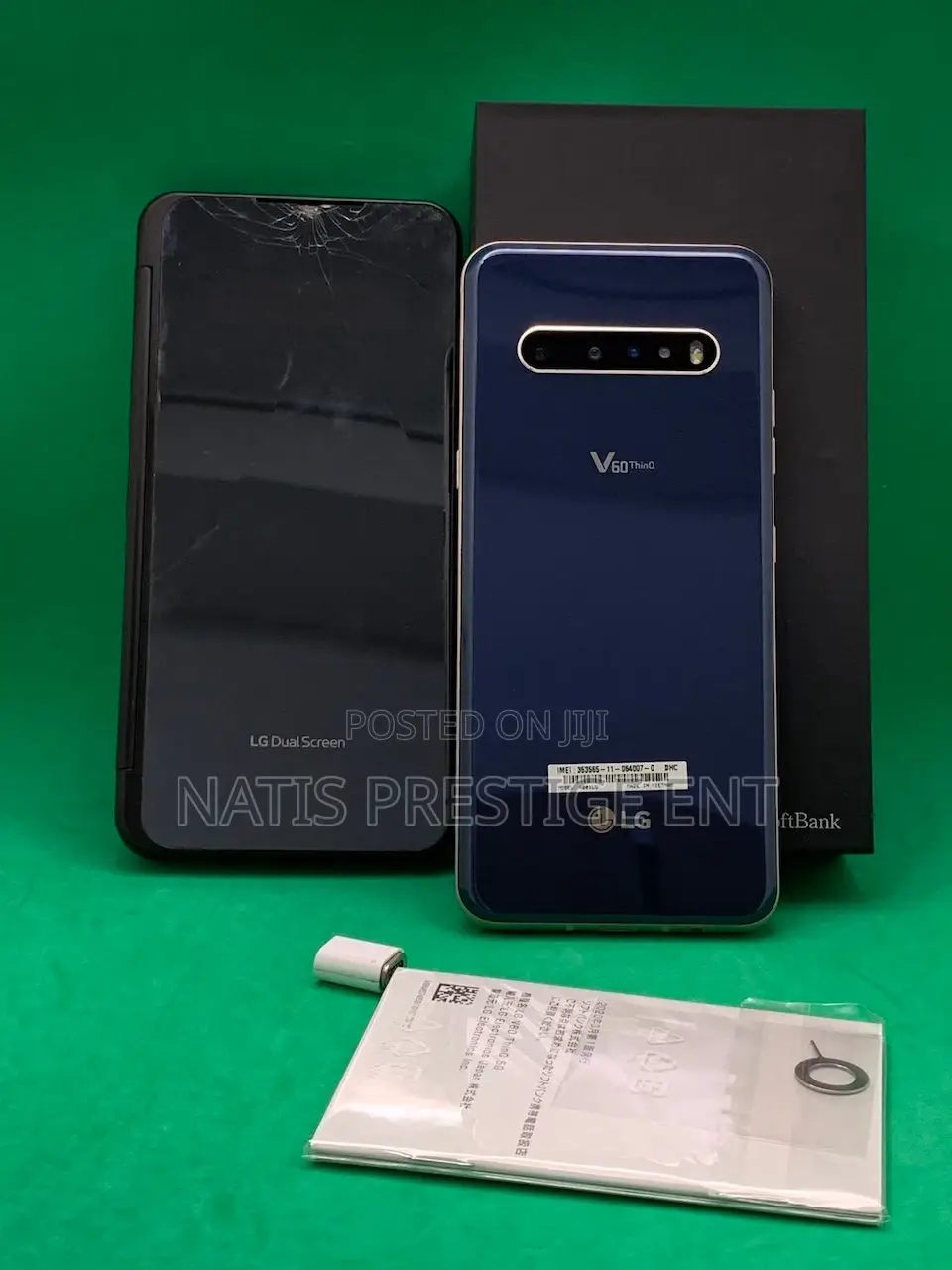New LG V60 ThinQ 5G 128 GB Black
