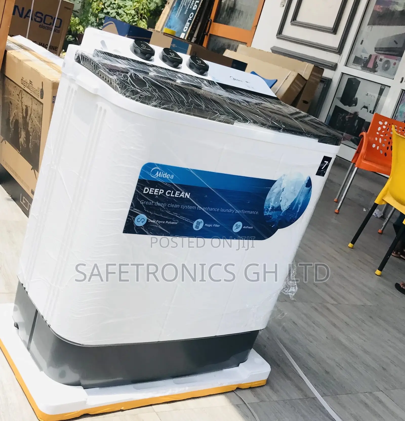 Semiautomatic Topload Washingmachine 7kg Midea Plastic 