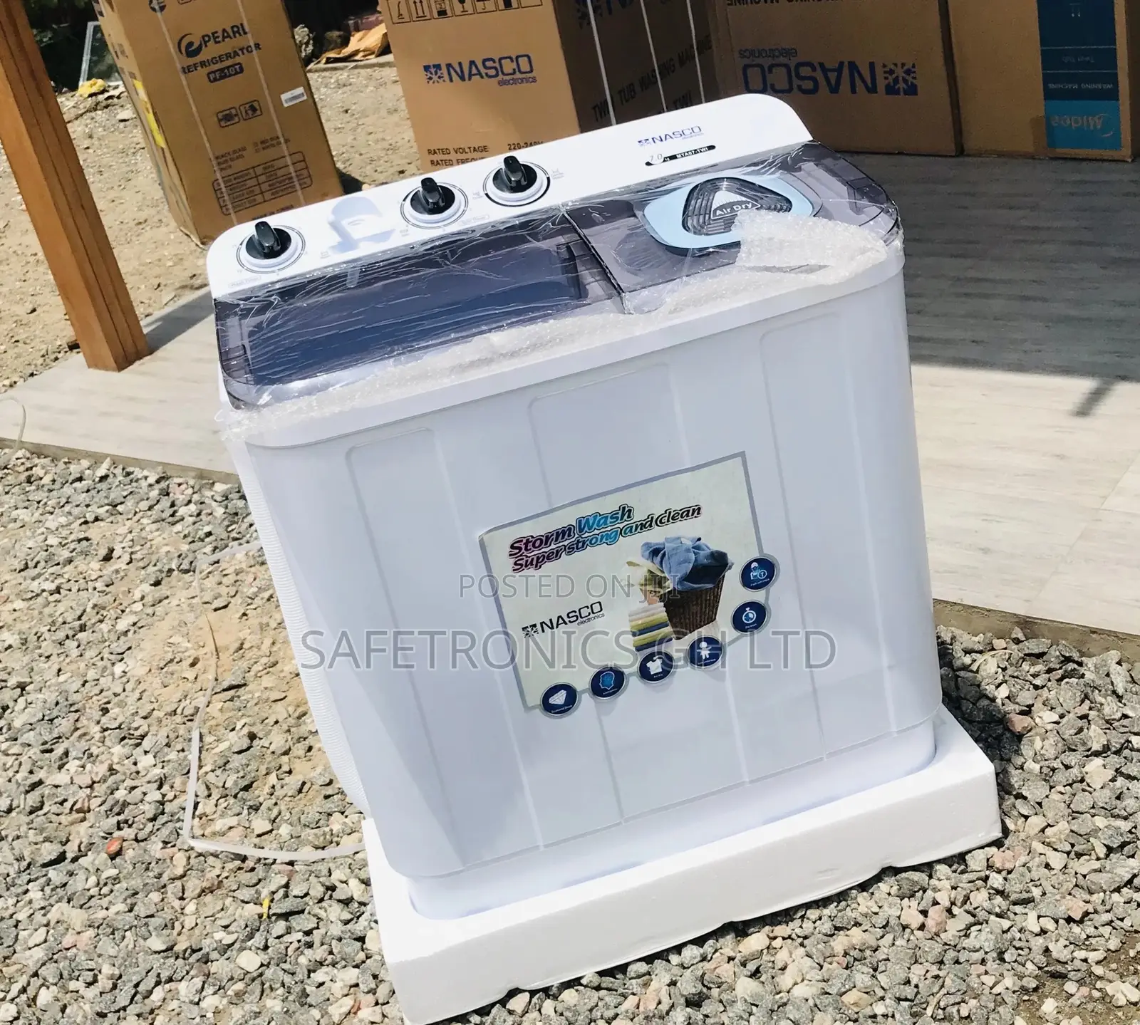 Topload Washingmachine  7kg Semiautomatic Nasco