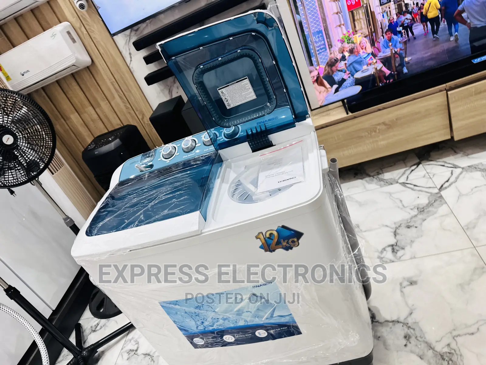 Large Capacity Washing Machine Nasco 12kg Topload Twintub