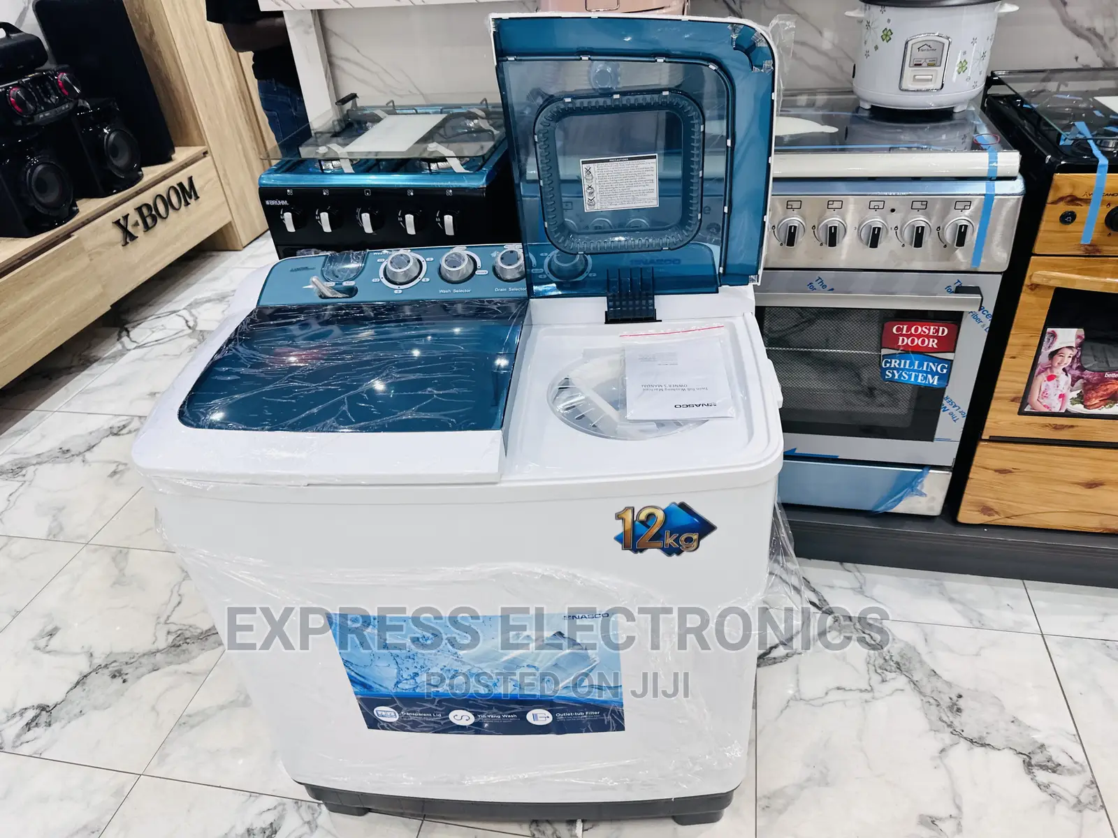 Durable and Dependable Nasco 12kg Topload Washing Machine