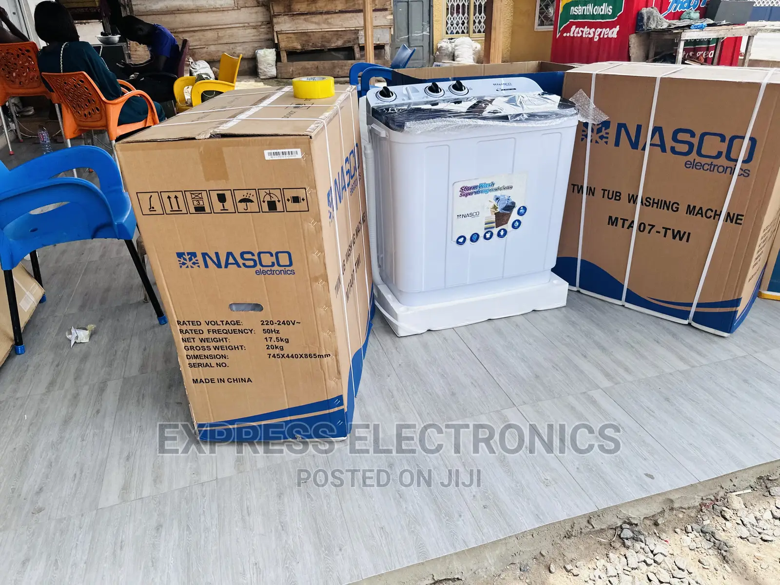 Large Capacity Nasco 7kg Topload Washing Machine Twintub