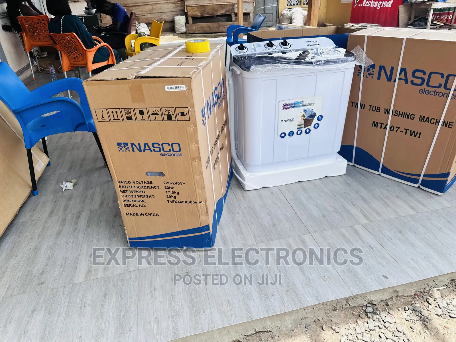 Get More Done  Nasco 7kg Topload Twintub Washing Machine