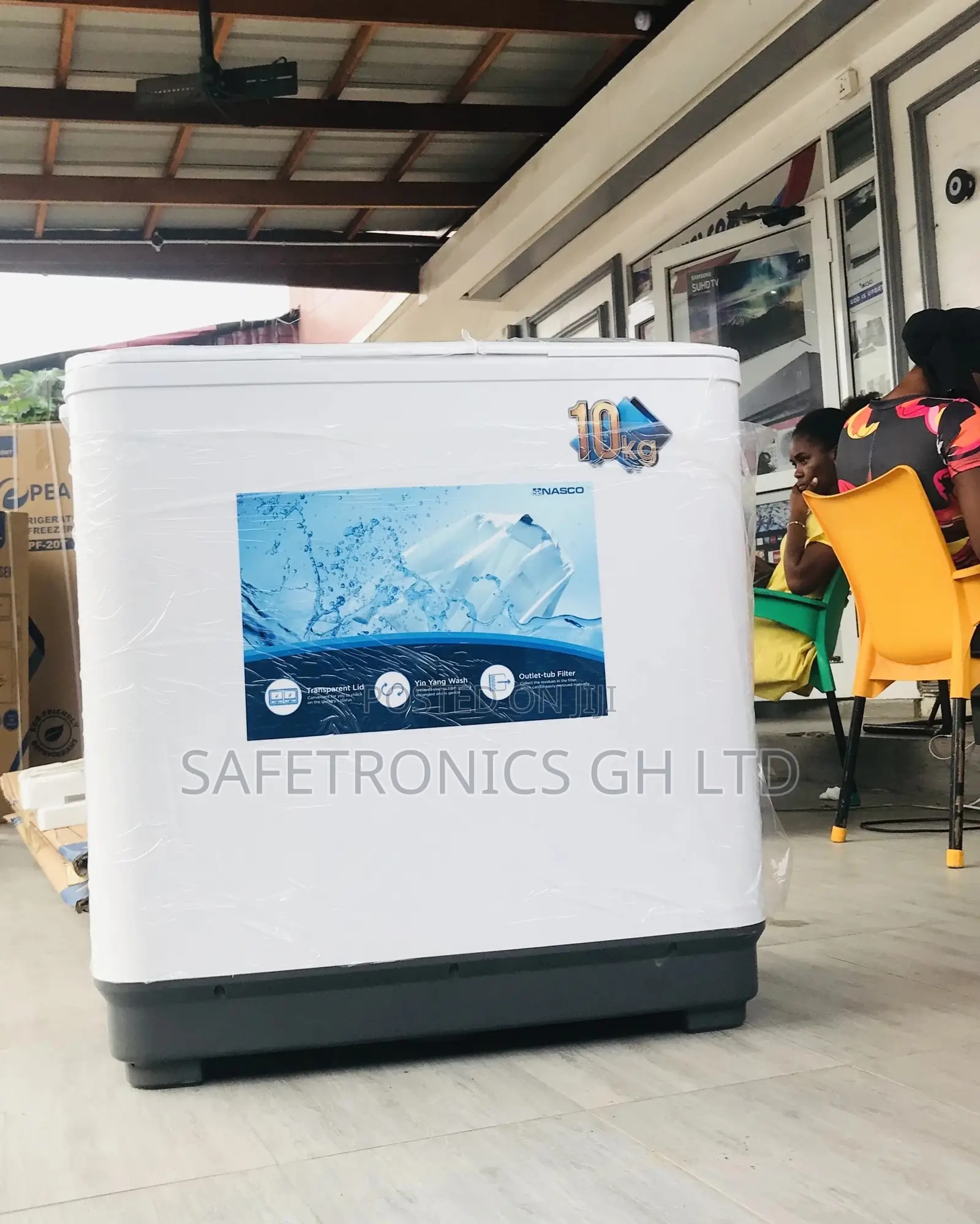 10kg Washingmachine Topload Semiautomatic Nasco Plastic