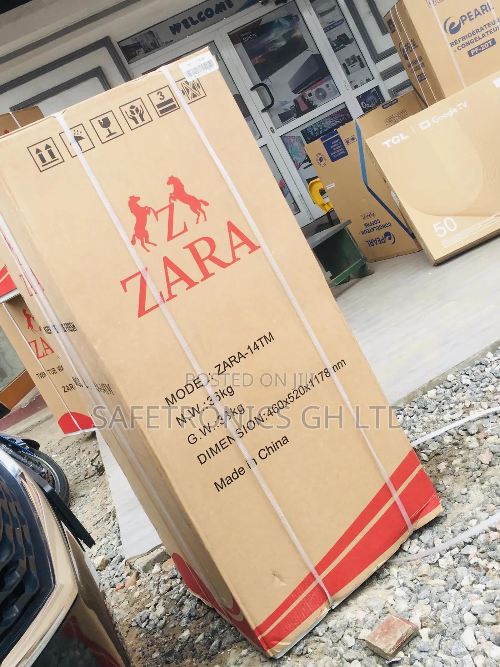 Fresh in Box Topfreezer Zara-14tm Doubledoor Fridge 