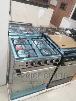Midea 60x60cm 4br Gas Cooker-Inbuilt Lamp