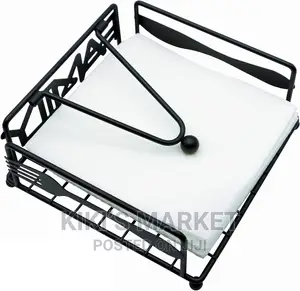 Black Metal Napkin Holder