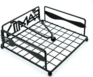 Black Metal Napkin Holder