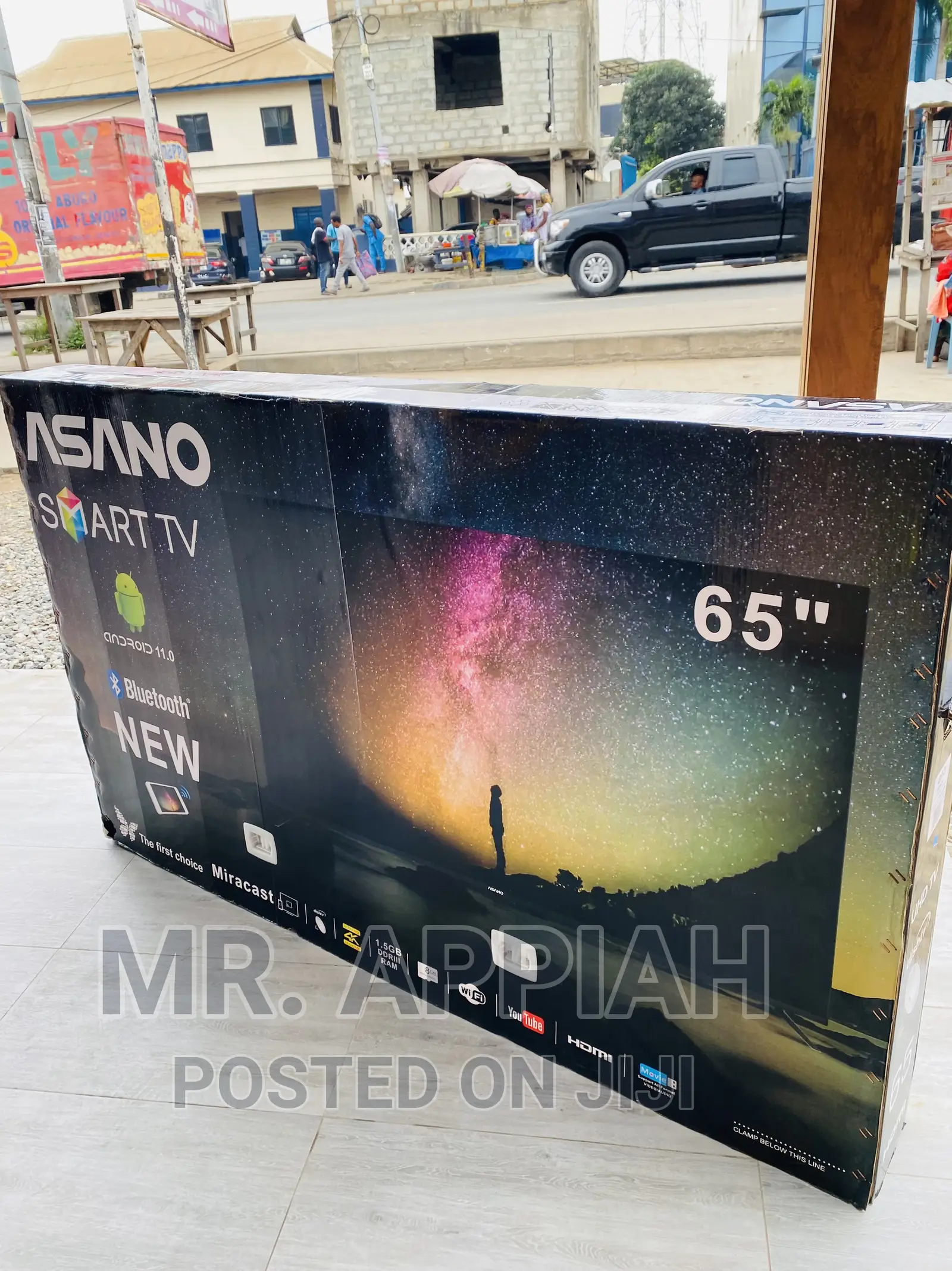 Fresh in Box Asano 65” Uhd Smart + Bluetooth LED Tv